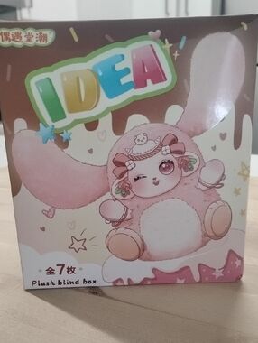 Idea Piu Pink Plush Blind Box Bunny with Pastel Accents